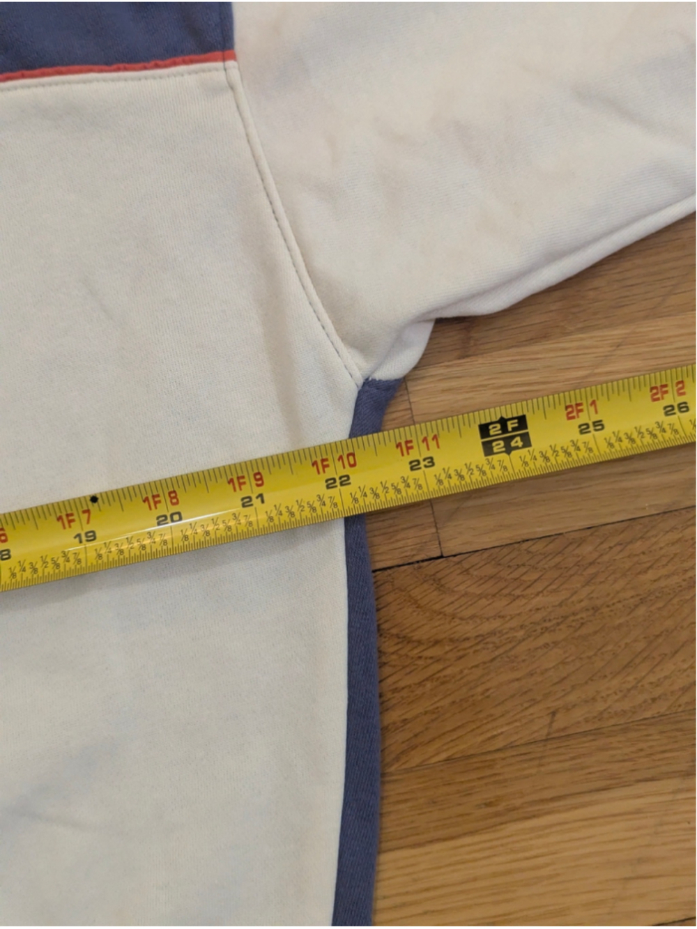 Champion Colorblock 1/4 Zip Sweatshirt Medium - Picture 8 of 12